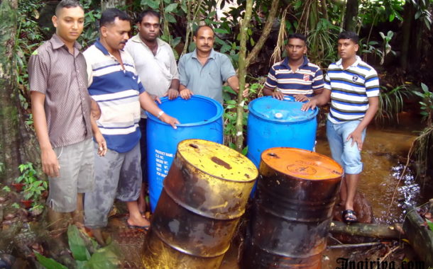 ගිරංචි කන්දේ වනගත පෙදෙසක කසිප්පු වැටලීමක්