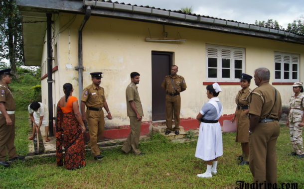 රෝහල් පරිශ්‍රය සුද්ධ පවිත්‍ර කිරීමේ ශ්‍රමදානයක්