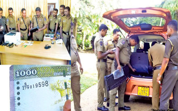 බෝඩිංකාරයො ලඟ ව්‍යාජ 1000 නෝට්ටු 13ක්